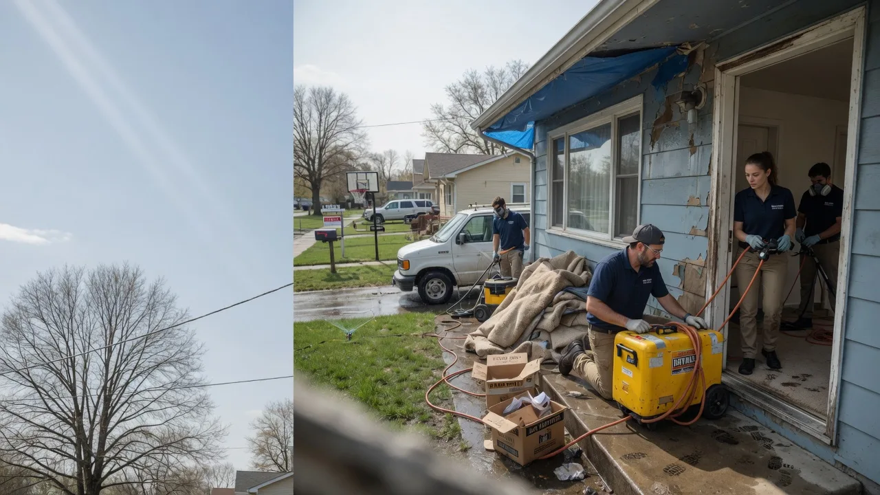 Basement Flood Cleanup in Buckingham, IL near me